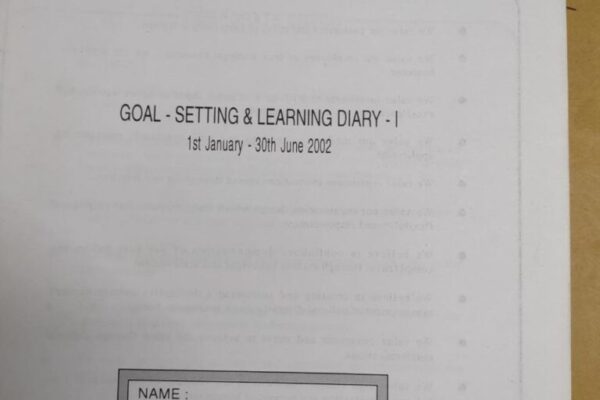 Learning Diary Title Page